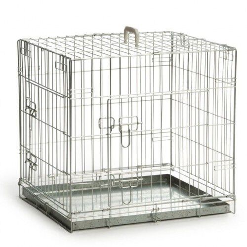 Jaula galvanizada para perros color Plateado, , large Imagen numero 3