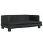 vidaXL Cama para perros de terciopelo negro 60x40x30 cm, , large indicador imagen numero 6