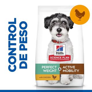 Hill's Science Plan Perfect Weight y Active Mobility Small y Mini Pollo pienso para perros