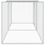 vidaXL Gallinero con techo acero galvanizado antracita 203x98x90 cm, , large indicador imagen numero 3