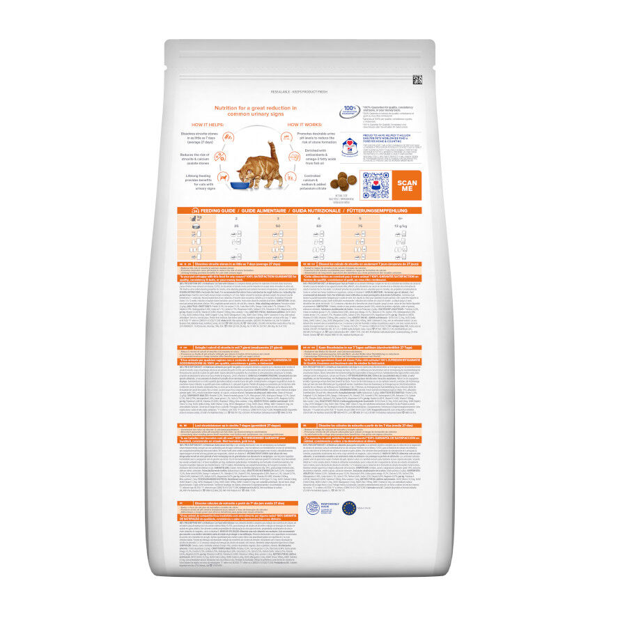 Hill&#039;s Prescription Diet Urinary Care c/d Pollo pienso para gatos thumbnail