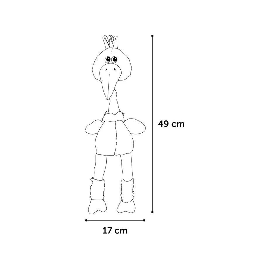 Flamingo Natura Delight P&aacute;jaro de peluche para perros, , large Imagen numero 2