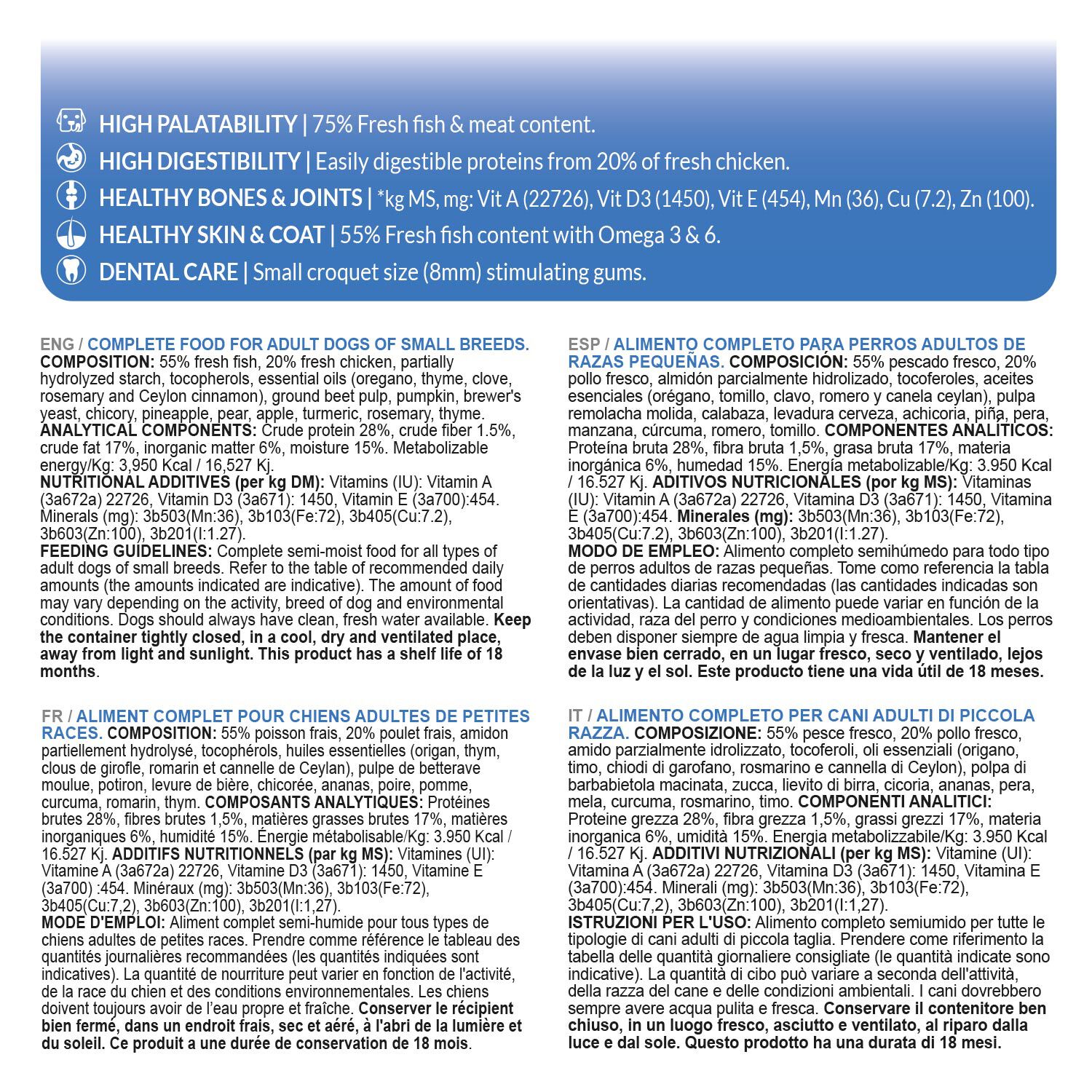 Arquivet Fresh MINI Ocean Fish 1Kg, , large Imagen numero 5