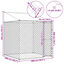 vidaXL Jaula para perro 200 x 200 x 258 cm acero y PE, , large indicador imagen numero 4