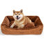 Nobleza Cama Perro Peque&ntilde;o, Ortopedica Cama de Perro, Cama para Perro Lavable, Cojin Perro, Sof&aacute; Cama para Perro Mullida y Comoda, Cesta Perro, Marr&oacute;n Oscuro, M, 75x50x20cm, , large indicador imagen numero 6