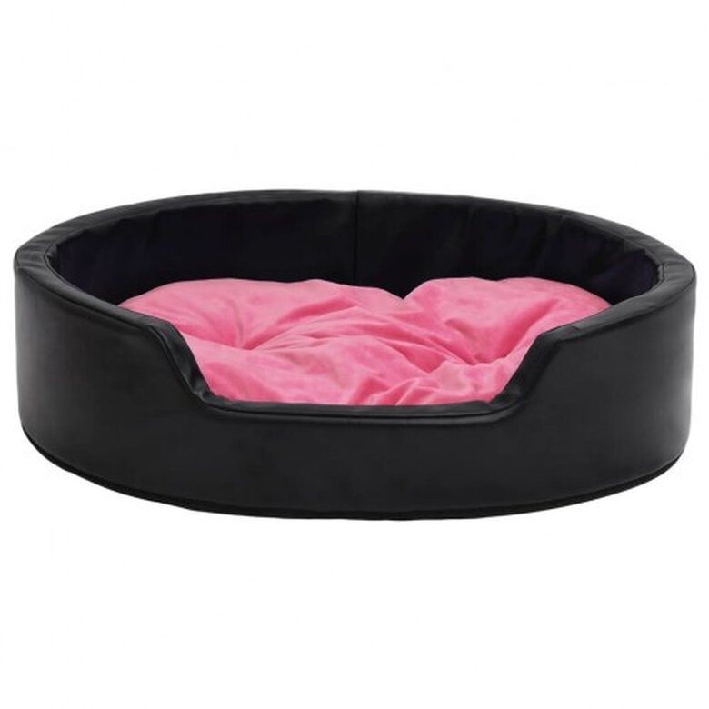 VidaXL Sofá Con Cojín Lavable Negro y Rosa para perros y gatos, , large image number null