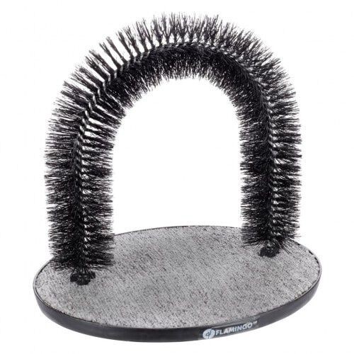 Flamingo triomf cepillo en forma de arco gris para mascotas, , large Imagen numero 2