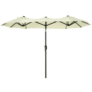Outsunny Sombrilla Doble 285x147x227 cm