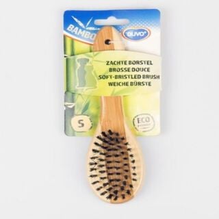 Cepillo suave de bamboo para perros color Marrón