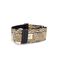 Pamppy galgo speedy collar regulable con estampado de cebra amarillo para perros, , large indicador imagen numero 1
