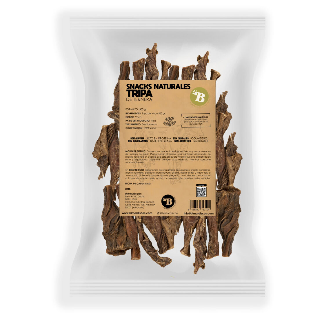 BIMORDISCOS Tripas de vaca para perros, , large Imagen numero 3