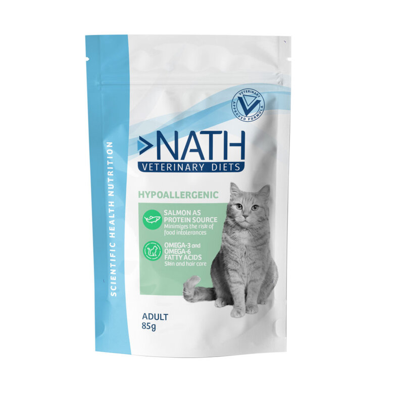 85 g Nath Veterinary Diets Adult Hypoallergenic Sobre para gatos