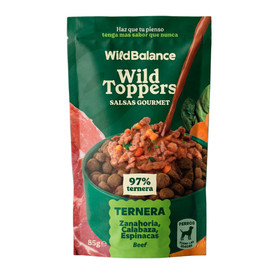 85 g Wild Balance Toppers Ternera salsa para perros, , large Imagen numero 1