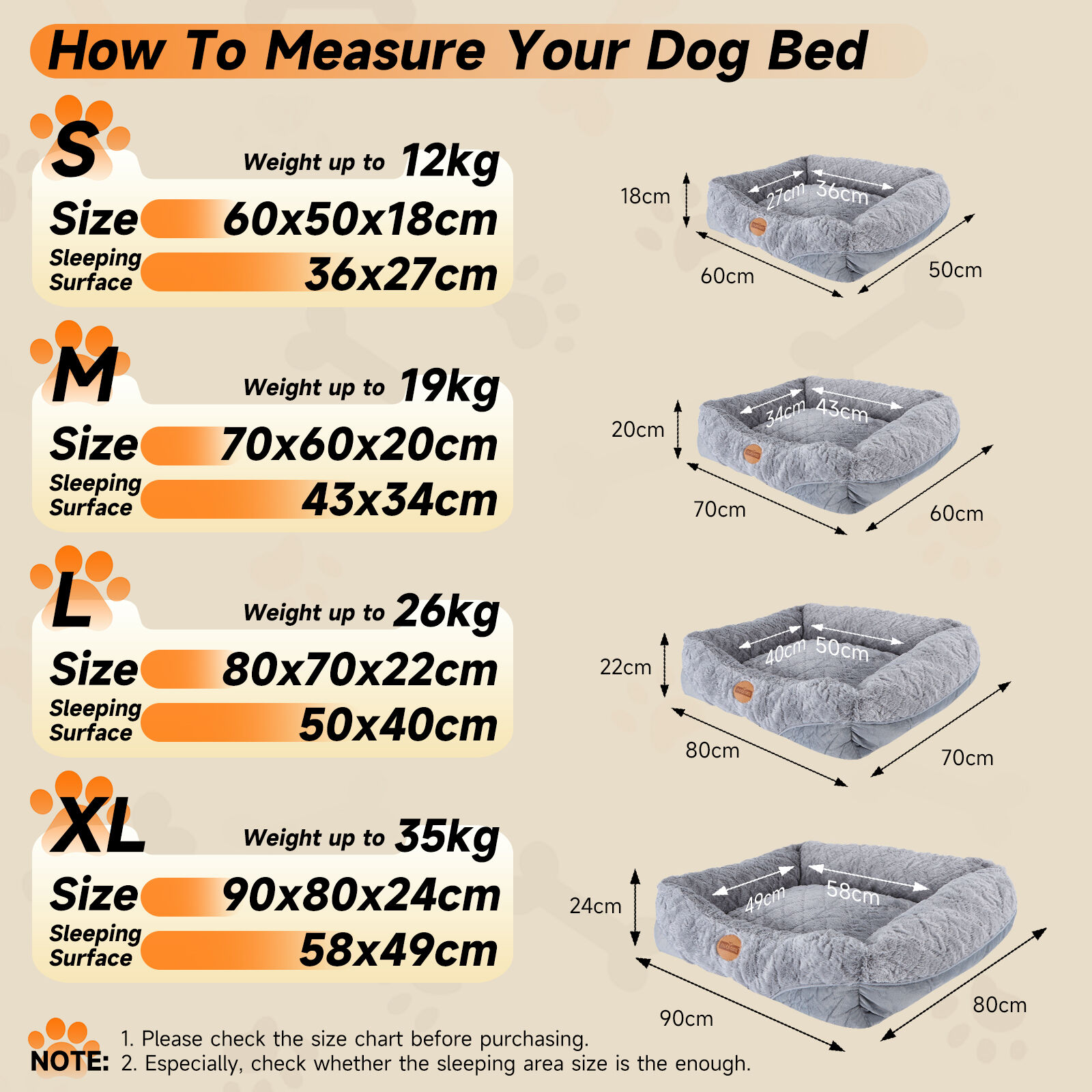 Nobleza Cama lavable para Perros medianos thumbnail