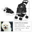 PawHut Cochecito para Perros Negro, , large indicador imagen numero 3