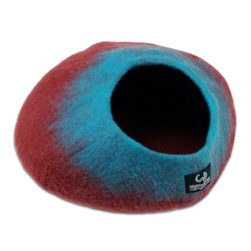 Walking Palm marr&oacute;n y turquesa cueva de lana Imagen numero 1