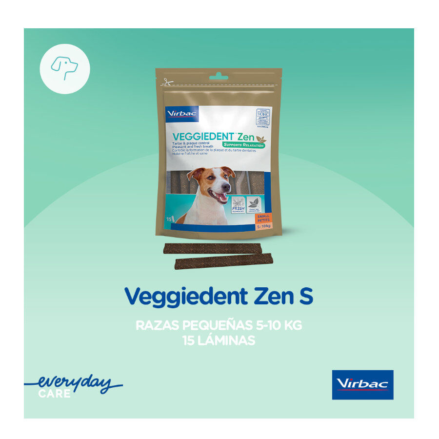 15 barritas Virbac L&aacute;minas Veggiedent Zen S para perros, , large Imagen numero 13