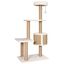 Rascador para gatos con múltiples plataformas color Beige, , large indicador imagen numero 5