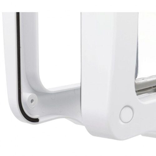 Gatera con sellado especial y cerradura magnética color Blanco thumbnail