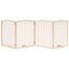 vidaXL Puerta para perros plegable 4 paneles madera de álamo 320 cm, , large indicador imagen numero 3