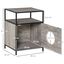PawHut casa de madera y mesa auxiliar para gatos, , large indicador imagen numero 3