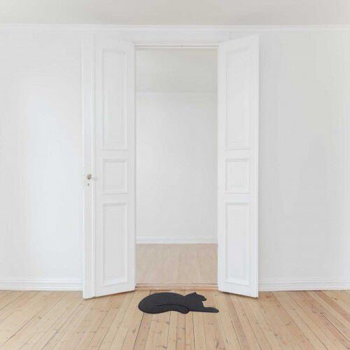 Felpudo en forma de gato color Gris, , large Imagen numero 2