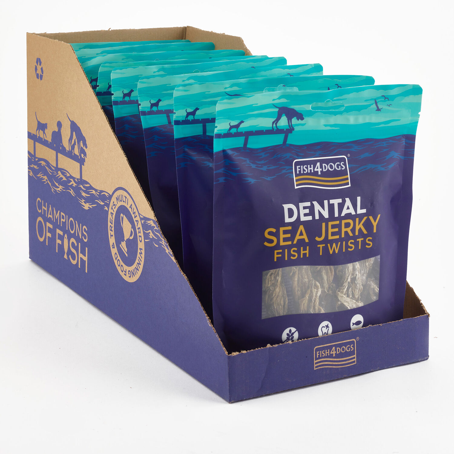 Fish4Dogs Snack dental Twists para perros thumbnail