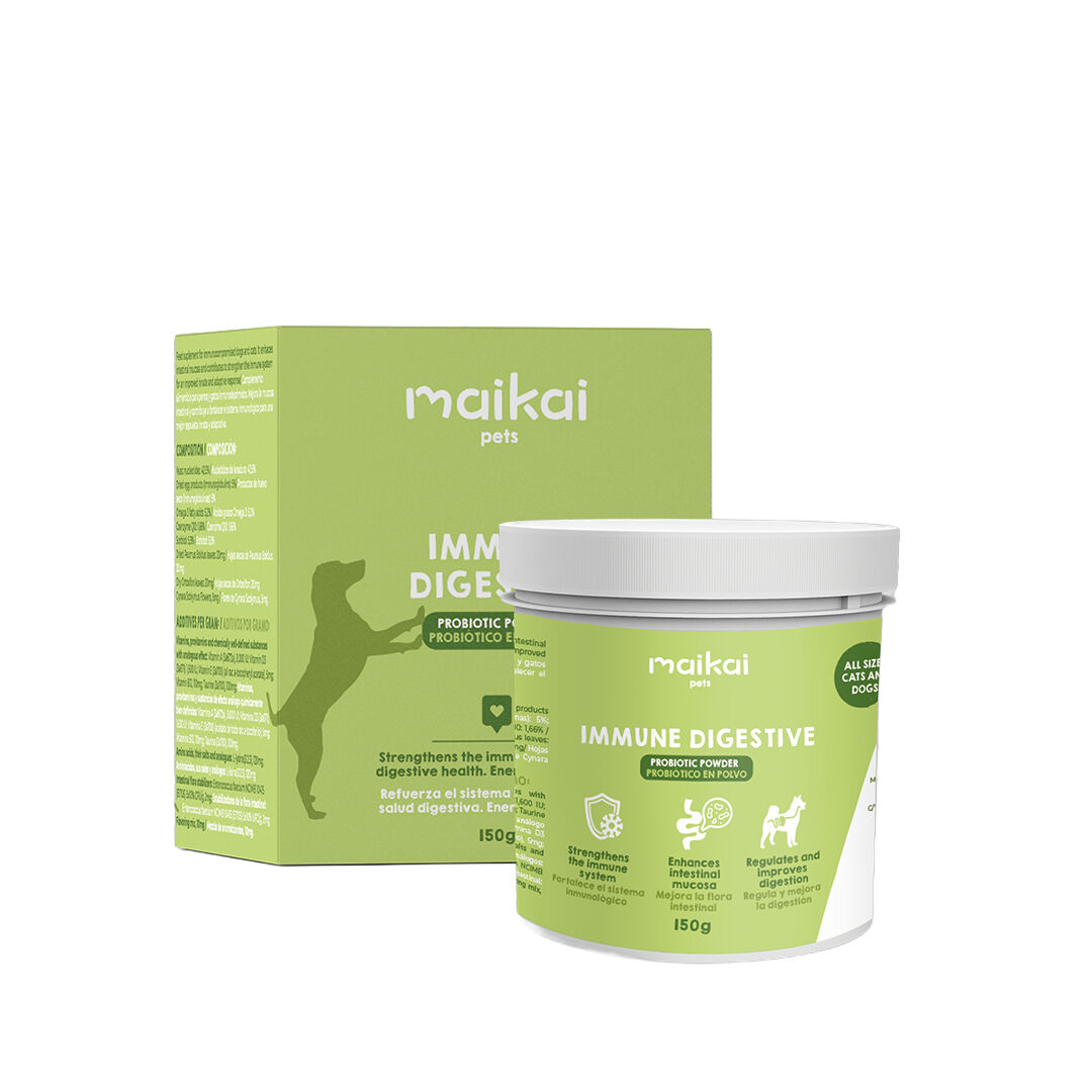 Maikai Pets Probioticos Immune Digestive para perros y gatos