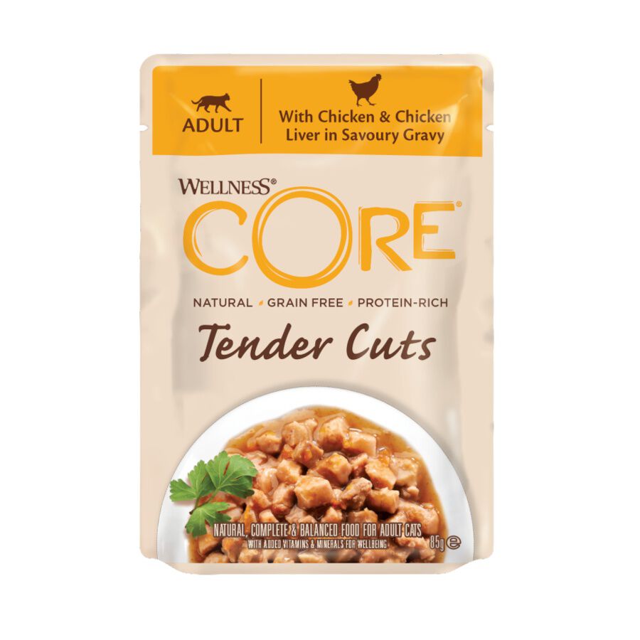 Wellness Core Tender Cuts Pollo Sobre en salsa para gatos thumbnail