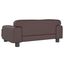 vidaXL Cama para perros de cuero sintético marrón 70x45x30 cm, , large indicador imagen numero 4