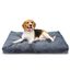 Nobleza Cama Perros Medianos, Cama Perro Lavable, Cama para Perros, Suave y Esponjoso, Cama de Perro Antideslizante, Gris Oscuro, 80x50cm, , large indicador imagen numero 1