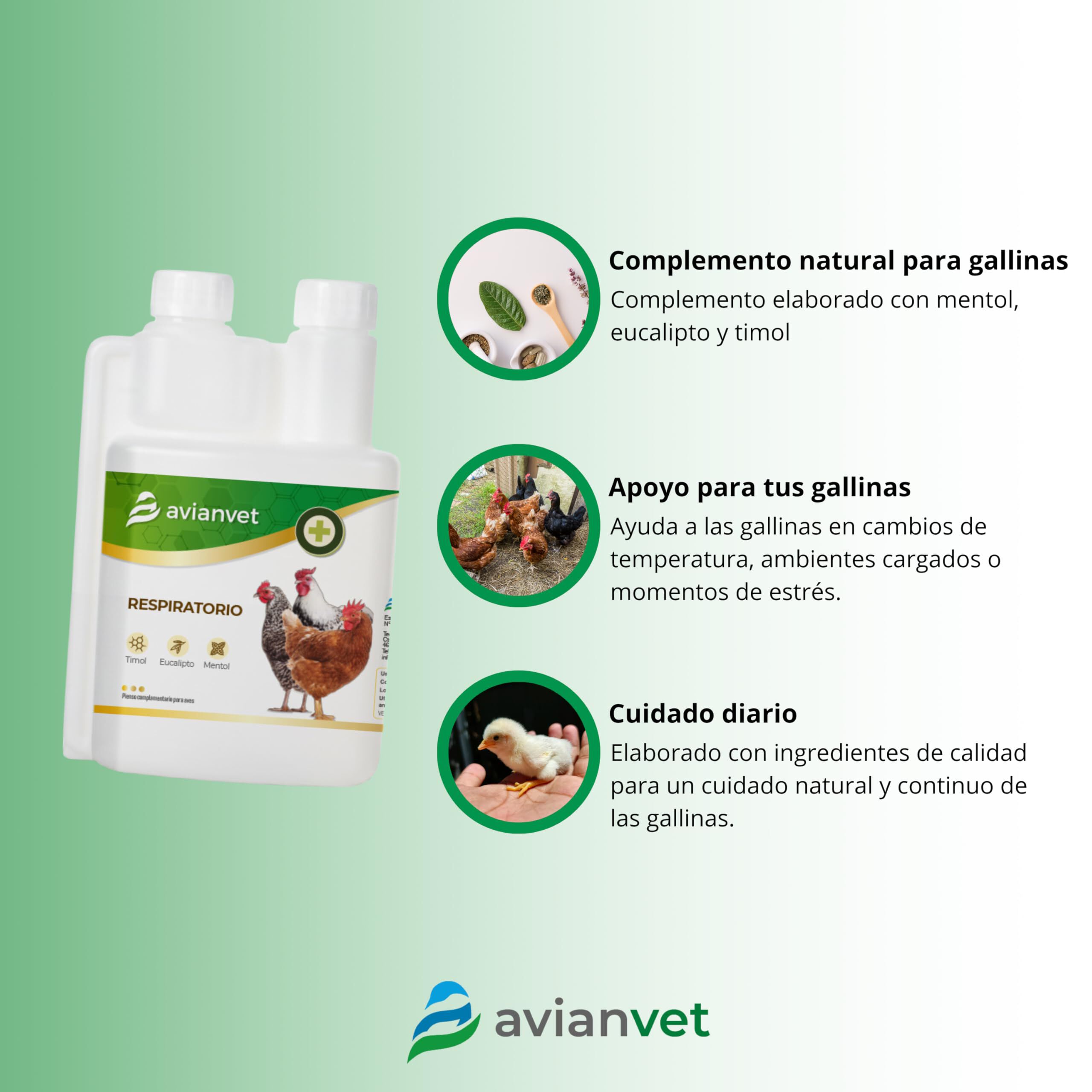 Avianvet Respiratorio Gallinas 500 ml, , large Imagen numero 2