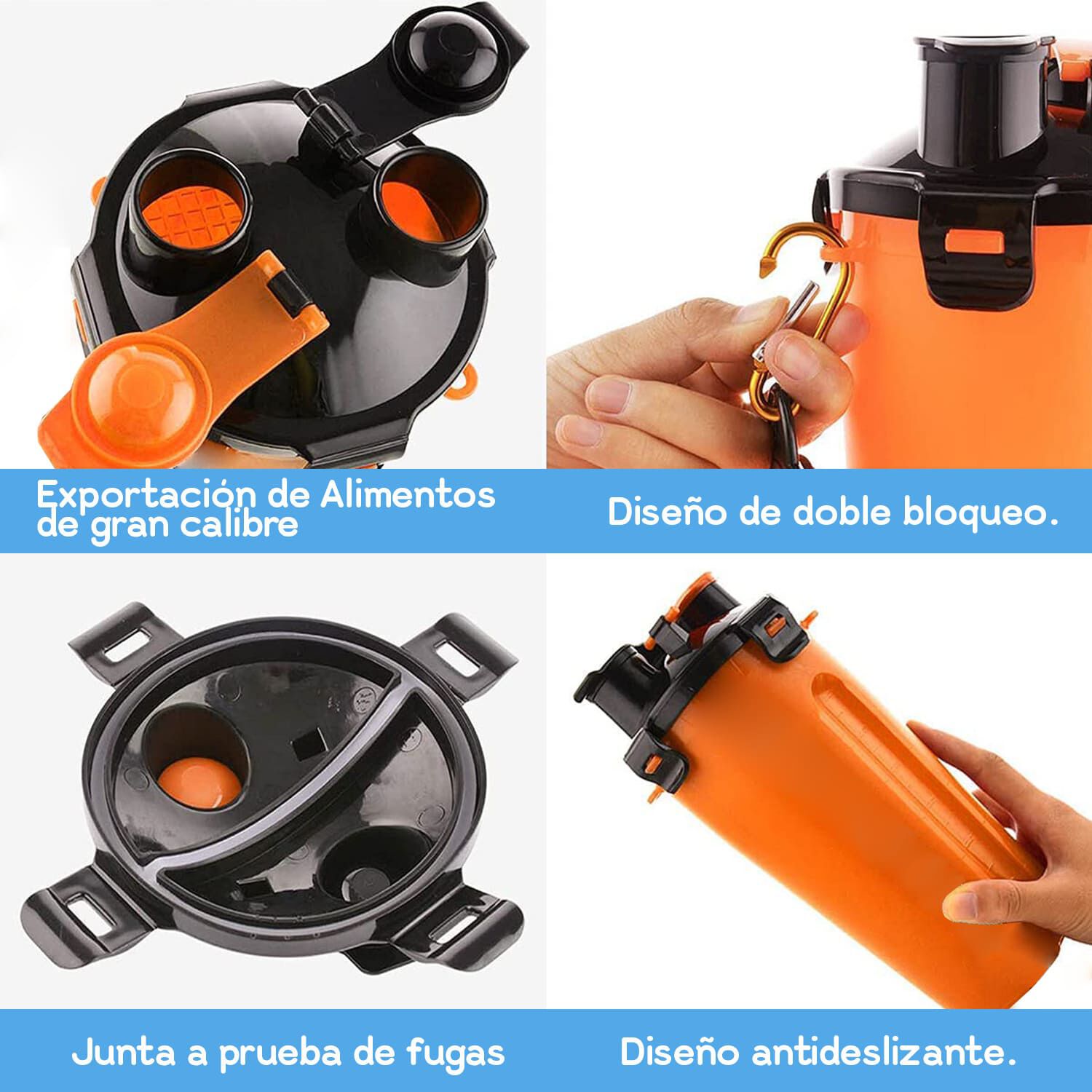 Edipets bebedero portátil con comedero plegable silicona para perros thumbnail