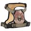 vidaXL Arnés para perros con correa y collar ajustable marrón XL, , large indicador imagen numero 7