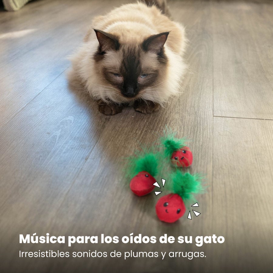 Catstages Strawbabies Peluche de Fresitas para gatos thumbnail