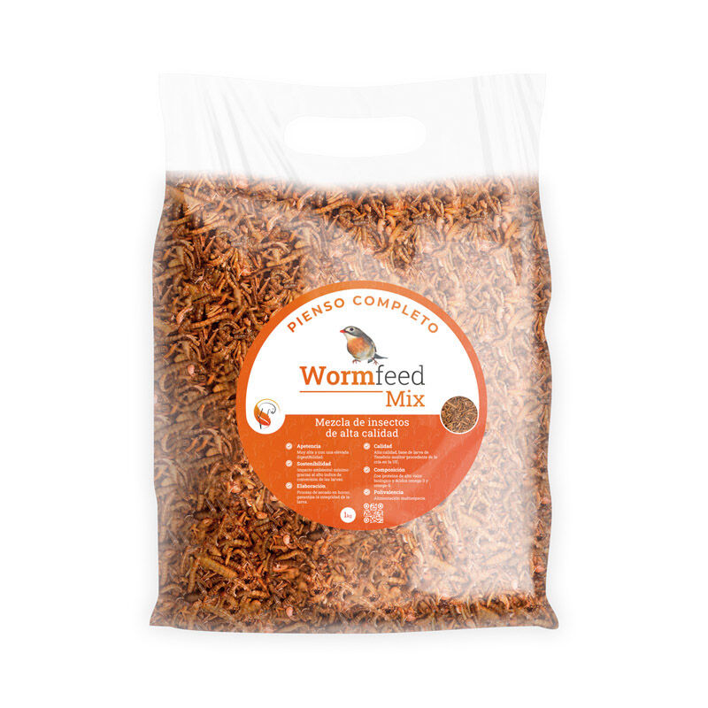 Wormfeed Mix mezcla insectos para aves thumbnail