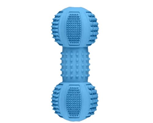 Juguete Flamingo Dental Dumbbell Azul, , large Imagen numero 1