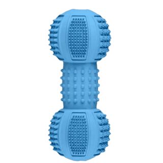 Flamingo Juguete Dental Dumbbell Azul para perro