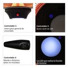 Estufa colgante Outsunny para techo con control remoto color Negro, , large image number null