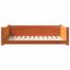 vidaXL Cama para perros madera de pino marrón cera 105,5x75,5x28 cm, , large indicador imagen numero 4