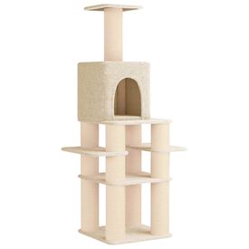 vidaXL &Aacute;rbol para gatos con postes de sisal Muebles Gatos jugar mascotas Torre