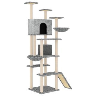 VidalXL Poste Rascador mediano crema para gatos
