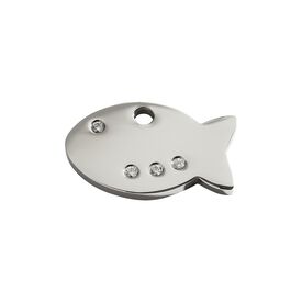Red Dingo Placa identificativa Diamante Pez para perros