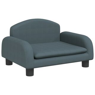 vidaXL Cama de Tela Gris Oscuro para perros