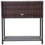 Jardinera rectangular Outsunny para balcón color Marrón, , large indicador imagen numero 4