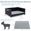 COSTWAY Cama Perro de Rat&aacute;n, Cama para Perros de 62x46x25cm, Sof&aacute; Cama para Mascotas de Mimbre Tejido a Mano con Coj&iacute;n Suave Impermeable, Estructura de Metal Adecuado para Perros Peque&ntilde;os/Medianos, , large indicador imagen numero 5