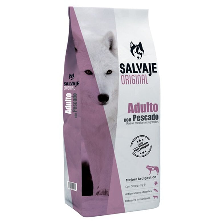 Pienso para perros adultos Salvaje Original con pescado