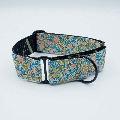 Baona collar martingale kamilo de nylon reciclado multicolor para perros, , large Imagen numero 1