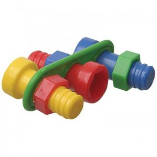 Juguete Screw para pájaros color Varios