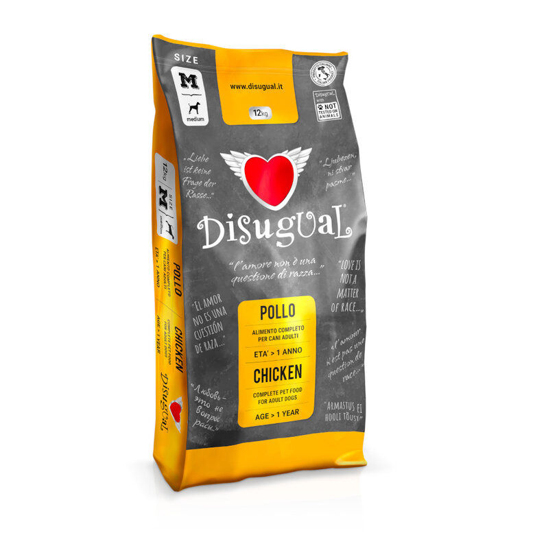 12 kg Disugual Medium Adult Pollo pienso para perros